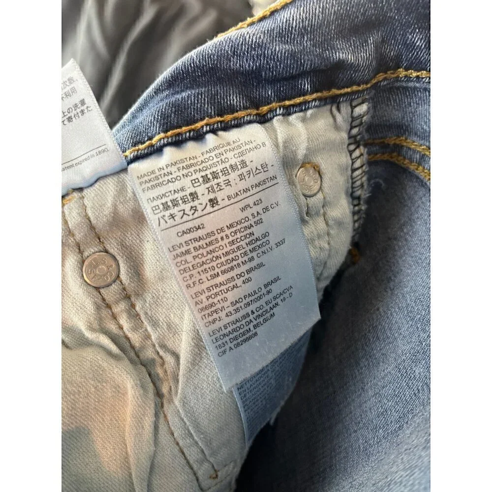 Levi's 511 Slim Straight Denim‎ Jeans Blue Men's 30 x 32